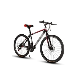  Bicicletas de montaña Bicycles for Adults Mountain Bike Speed-Shifting Double-Shock Cross-Country Racing Student Adult (Color : Red, Size : Medium)