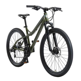 BIKESTAR Bicicleta BIKESTAR Bicicleta de montaña Hardtail de Aluminio, 21 Marchas Shimano 27.5" Pulgadas | Mountainbike con Frenos de Disco Cuadro 17" MTB | Verde Oliva
