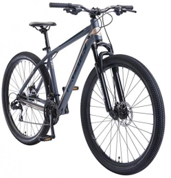 BIKESTAR Bicicletas de montaña BIKESTAR Bicicleta de montaña Hardtail de Aluminio, 21 Marchas Shimano 29" Pulgadas | Mountainbike con Frenos de Disco Cuadro 19" MTB | Azul