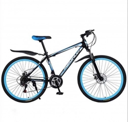 ETWJ Bicicletas de montaña BMX 26in 21Speed de bicicletas de montaña for el adulto, estructura ligera de acero al carbono Completo, Suspensin de la rueda delantera de la bicicleta for hombre, del freno de disco 5-27 (Color: