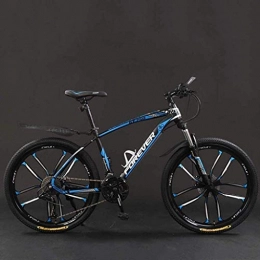 CSS Bicicleta CSS Bicicleta, bicicletas de montaña de velocidad 21 / 24 / 27 / 30 de 26 pulgadas, bicicleta de montaña de cola dura, bicicleta ligera con asiento ajustable, freno de disco doble 6-6, 24 velocidad
