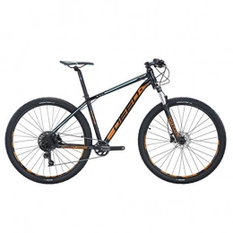 Deed Bicicleta DEED Flame 292 - Freno de Disco hidráulico para Hombre, 45 cm, Color Negro y Naranja