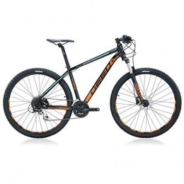 Deed Bicicleta DEED Flame 294 - Freno de Disco hidrulico para Hombre, 45 cm, Color Negro y Naranja