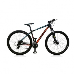 Deed Bicicleta DEED Flame 295 - Freno de Disco hidráulico para Hombre, 45 cm, Color Negro y Naranja