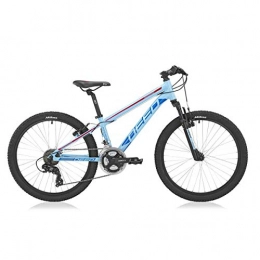 Deed Bicicletas de montaña DEED Rookie 240 - Frenos de llanta para nios (61 cm, 31, 75 cm), Color Azul Claro y Rojo