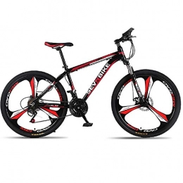 DGAGD Bicicletas de montaña DGAGD Bicicleta de Carretera de Tres Ruedas con Velocidad Variable de Bicicleta de montaña con Marco de aleacin de Aluminio de 26 Pulgadas-Rojo Negro_27 velocidades
