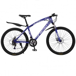 DGAGD Bicicletas de montaña DGAGD Bicicleta de montaña Bicicleta Rueda de radios de Bicicleta para Adultos con Freno de Disco de 26 Pulgadas-Azul_24 velocidades