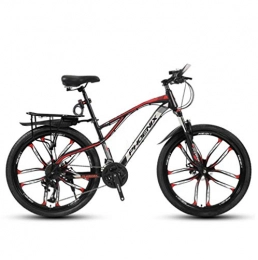 DGAGD Bicicletas de montaña DGAGD Bicicleta de montaña de 26 Pulgadas con Diez Ruedas-Rojo Negro_30 velocidades