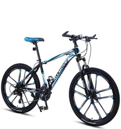 DGAGD Bicicletas de montaña DGAGD Bicicleta de montaña de 26 Pulgadas para Hombre y Mujer, Velocidad Variable para Adultos, Bicicleta Ultraligera, Rueda de Diez Cuchillos-Azul Negro_21 velocidades