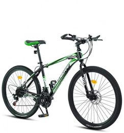 DGAGD Bicicletas de montaña DGAGD Bicicleta de montaña de 26 Pulgadas para Hombres y Mujeres, Velocidad Variable para Adultos, Ruedas de radios de Bicicleta súper Ligeras-Verde Oscuro_24 velocidades