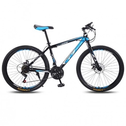 DGAGD Bicicletas de montaña DGAGD Rueda de radios de Bicicleta de Velocidad Variable para Adultos de Bicicleta de montaña de 24 Pulgadas-Azul Negro_24 velocidades