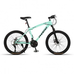 DGAGD Bicicletas de montaña DGAGD Rueda de radios de Bicicleta portátil para Adultos de Velocidad de montaña de 26 Pulgadas-Verde_36 velocidades