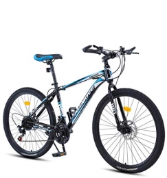 DGAGD Bicicletas de montaña DGAGD Rueda de radios de Bicicleta Ultraligera de Carreras de Velocidad Variable para Adultos Masculinos y Femeninos de 24 Pulgadas-Azul Negro_21 velocidades