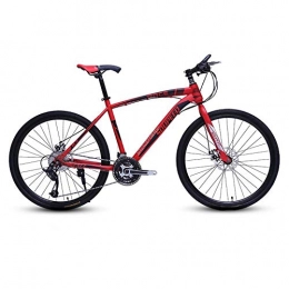 DGAGD Bicicletas de montaña DGAGD Rueda de radios Ligera para Adultos de Bicicleta de montaña de 26 Pulgadas-Rojo Negro_27 velocidades