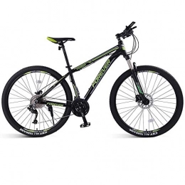 DMLGQ Bicicleta de montaña Bikes Freno de Disco Durable 33 velocidades, 29 Pulgadas, Negro-Verde, Aluminio