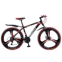 LADDER Bicicleta Dsrgwe Bicicleta de Montaña, 26" Bicicletas de montaña, Bicicletas Marco Ligero de aleación de Aluminio, Doble Disco de Freno y suspensión Delantera (Color : Black, Size : 27 Speed)