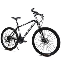 Dsrgwe Bicicletas de montaña Dsrgwe Bicicleta de Montaña, MTB / Bicicletas, carbón del Marco de Acero Duro de Cola de la Bici, suspensión Delantera y Doble Freno de Disco, de 26 Pulgadas mag Ruedas (Color : Black, Size : 21-Speed)