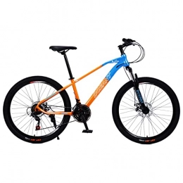 EASSEN Bicicletas de montaña EASSEN 26 / 27.5 / 29 Pulgadas Bicicleta de montaña, Bicicleta de Acero al Todo Terreno de la Velocidad de sujeción de la Velocidad Completa de la Velocidad para Adultos, el Orange Blue- 29