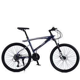 EASSEN Bicicleta EASSEN Bicicleta de montaña de 26 Pulgadas para Adultos, Marco de aleación de Aluminio 27-velocidades en Bicicleta de absorción de Golpes de 47 velocidades con Frenos mecán Dark Blue