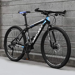 eupaja Bicicleta de montaña para adultos de velocidad variable Adolescente de acero de alto carbono de cola dura con asiento de suspensin delantera ajustable, 24 velocidades, B