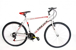F.lli Masciaghi Bicicleta F.LLI MASCIAGHI Bicicleta 26 MTB para hombre, 18 velocidades, cambio Saiguan, color negro y naranja