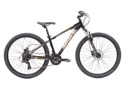 F.lli Schiano Bicicletas de montaña F.lli Schiano Ghost Pro Bicicleta MTB, Hombre, Negro-Naranja, 26''