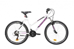 F.lli Schiano Bicicleta F.lli Schiano Range Bicicleta Montaña, Women's, Blanco-Rosa, 26''
