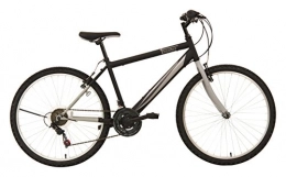 F.lli Schiano Bicicletas de montaña F.lli Schiano Thunder - Bicicleta de montaña para Hombre, 18 velocidades, Color Negro / Gris, Cambio Shimano, Rueda 26
