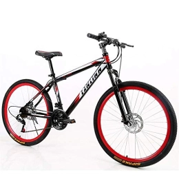 FMOPQ Bicicleta FMOPQ Student Mountain Bike 26 Inch Single Speed Shock Absorption Double Disc Brakes Adult Outdoor Riding Trip C