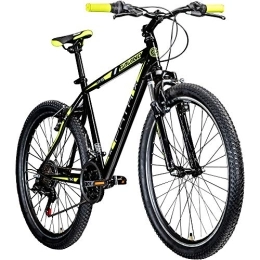 Galano Bicicleta Galano Bicicleta de montaña Hardtail 26 pulgadas Path MTB Bicicleta 21 velocidades Mountain Bike 26" (negro / verde, 46 cm)