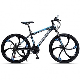 GGXX Bicicleta GGXX - Bicicleta de montaña para adulto con desviador trasero de 24 / 27 velocidades, marco de aluminio de alta resistencia, suspensión delantera, doble freno de disco