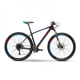 HAIBIKE Bicicletas de montaña Haibike Greed 9.15 - Bicicleta de montaña (29", 20 velocidades, XT 2015, UD RH45, aprox. 11, 2 kg), color negro, rojo y azul