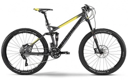 Q FS RC Bicicletas de montaña Haibike Hai Q FS RC 27.5de 30g XT gris / negro / amarillo mate Haibike, color - grau / schwarz / gelb matt, tamao Rahmenhhe 52, tamao de rueda 27.5 inches