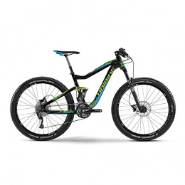 HAIBIKE Bicicleta Haibike Q.EN 7.20 27.5" 20-G XT 2015 - Bicicleta de montaña (talla M), color negro, verde y azul