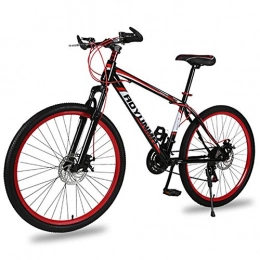HAOYF Bicicletas de montaña HAOYF Bicicleta De 26 Pulgadas Y 21 Velocidades Bicicleta De Montaña Velocidad De 26 Pulgadas con Freno De Doble Disco, Bicicleta para Hombre / Mujer, Rojo