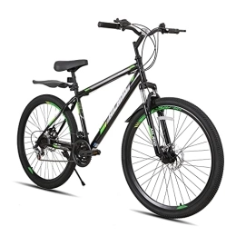 Hiland Bicicleta Hiland Bicicleta de Montaña de 26 Pulgadas, 21 Velocidades, Delantera y Trasera Freno MTB, Color Gris…