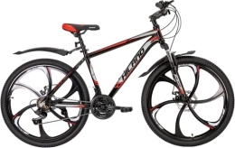 STITCH Bicicletas de montaña Hiland Mountain Bike Bici MTB 26 Pollici per Ragazzo e Ragazza Con Freno a Disco Forcella Ammortizzata e 6 Ruote a Raggi Bike Nero e Rosso…