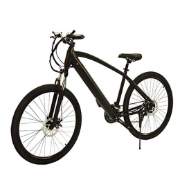 HLEZ Bikes Bicicleta de Montaña, 27.5 Pulgadas Bicicleta Eléctrica Unisex Adulto 250W, Batería 36V 9.6Ah 7 Velocidades, Adultos, Unisex, Negro Brillante,Us