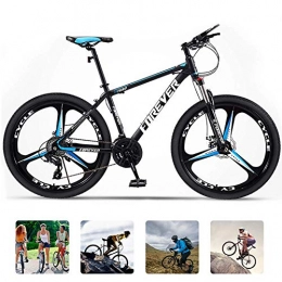 KaiKai Bicicleta Hombres grava Trail Aventura en bicicleta de bicicletas de acero al carbono de alta Tenedor de suspensión 3 radios Llanta de bicicleta de montaña suspensión delantera con frenos de disco, múltiples co
