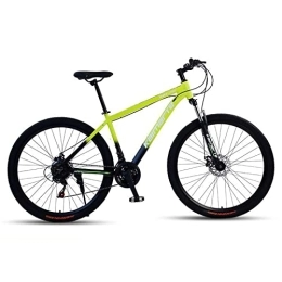 HTCAT Bicicletas de montaña HTCAT Bicicleta, Bicicleta de cercanías, Bicicleta de montaña con Cambio 24-27, Aluminio, Adecuada for Caminos, senderos, Playa, Nieve, Jungla. (Color : Yellow, Size : 27 Speed)