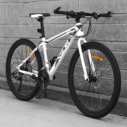 HUADUO Bicicletas de montaña HUADUO Bicicleta de montaña para Adultos de 26 Pulgadas, Doble Amortiguador, aleacin de Aluminio Ligera, suspensin Completa, Velocidad Variable, Velocidad 21 / 24 / 27-Banner Black 2_24 velocidades