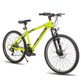 ROCKSHARK Bicicletas de montaña Huntaway Bicicleta de Montaña de 26 Pulgadas con Freno de Disco para Adultos MTB 21 Velocidades para Hombre y Mujer Bike para Estudiantes y Juvenil Gris…