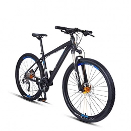 HWOEK Bicicletas de montaña HWOEK Bicicleta de Montaña, Horquilla Delantera Bloqueable 27.5" Adulto Bici Doble Freno de Disco 27 Velocidades Marco de Aleación de Aluminio, Azul