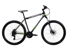 Indigo Hombres del Barranco para Bicicleta de montaña, Color Negro/Verde, tamaño Large, tamaño de Cuadro 20, tamaño de Rueda 27.5 Centimeters