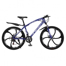 JLASD Bicicleta JLASD Bicicleta Montaa Bicicleta de montaña, Mujeres / Hombres montaña de la Bicicleta, Doble Disco de Freno y suspensin Delantera Tenedor, de 26 Pulgadas Ruedas (Color : Blue, Size : 24-Speed)