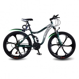 KVIONE T9 Bicicleta de montaña para Mujeres y Hombres MTB Bicicletas Ruedas de 26 Pulgadas Freno de Disco de 24 velocidades