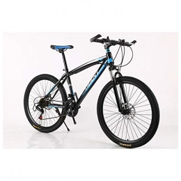 KXDLR Bicicletas de montaña KXDLR Bicicletas De Montaña Bicicletas 21-30 Velocidades Shimano Marco De Acero De Alto Carbono De Doble Freno De Disco, Azul, 30 Speed