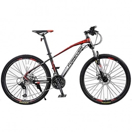 LDDLDG - Bicicleta de montaña (26 pulgadas, 27 velocidades, aleación de aluminio, suspensión delantera, unisex, color rojo)