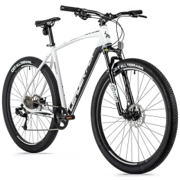 Leader Fox Bicicletas de montaña Leaderfox Esent - Bicicleta de montaña (29 pulgadas, disco de 8 velocidades, Rh51 cm), color blanco
