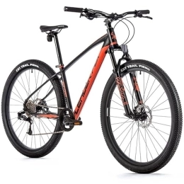 Leader Fox Bicicleta Leaderfox Leader Fox Sonora - Bicicleta de montaña (29 pulgadas, 8 velocidades, 51 cm), color negro y naranja